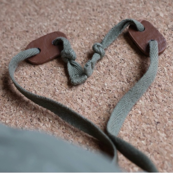 Olive Safari Utility Cargo Pocket Drawstring Snap Front Vest S/M - Picture 5 of 14